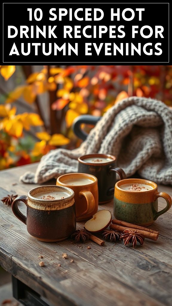 10 Spiced Hot Drink Recipes for Autumn Evenings