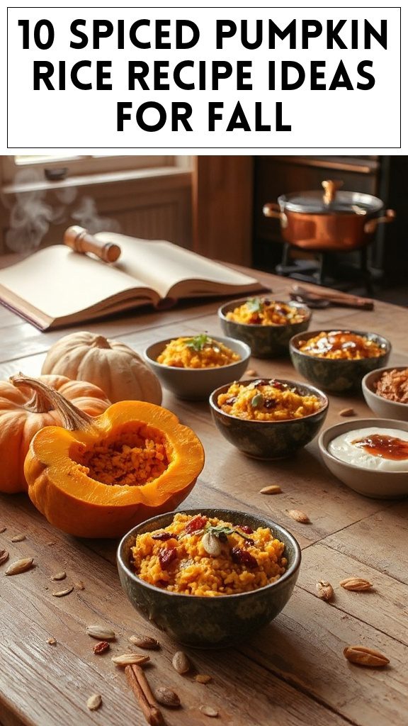 10 Spiced Pumpkin Rice Recipe Ideas for Fall