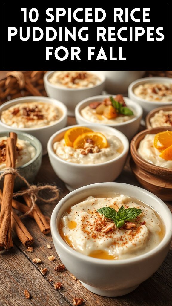 10 Spiced Rice Pudding Recipes for Fall