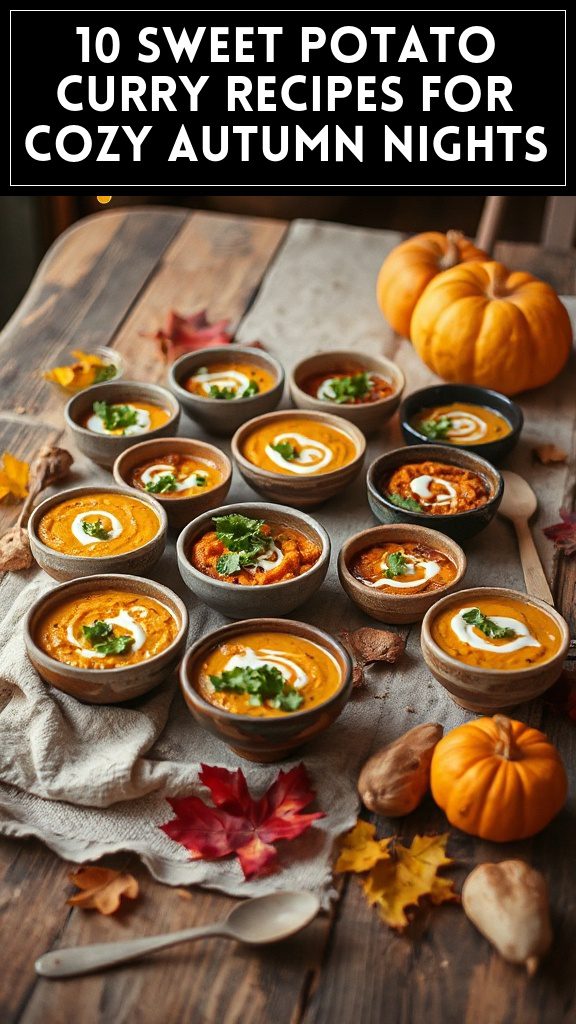 10 Sweet Potato Curry Recipes for Cozy Autumn Nights