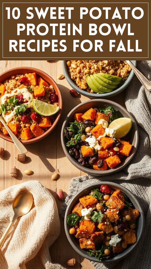 10 Sweet Potato Protein Bowl Recipes for Fall