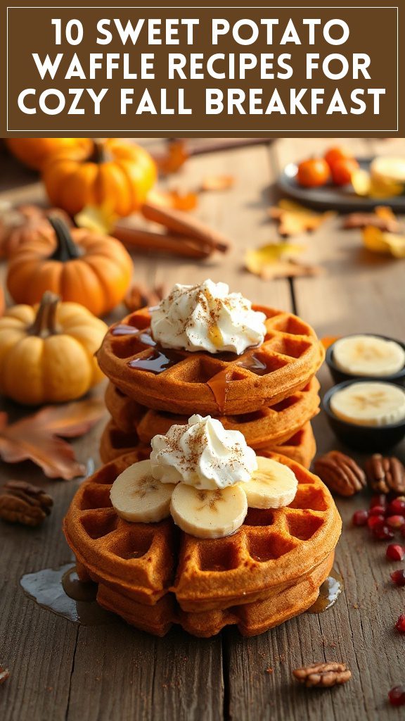 10 Sweet Potato Waffle Recipes for Cozy Fall Breakfast