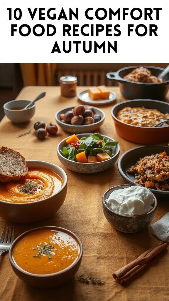 10 Vegan Comfort Food Recipes for Autumn