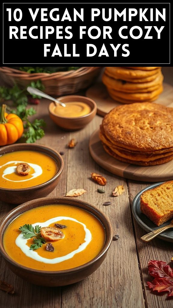 10 Vegan Pumpkin Recipes for Cozy Fall Days