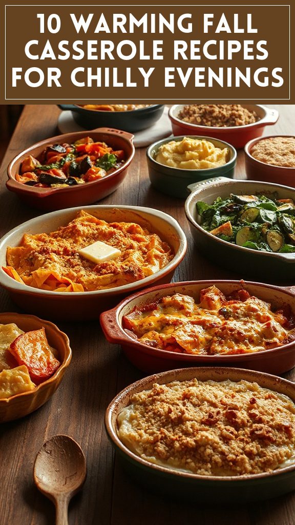 10 Warming Fall Casserole Recipes for Chilly Evenings