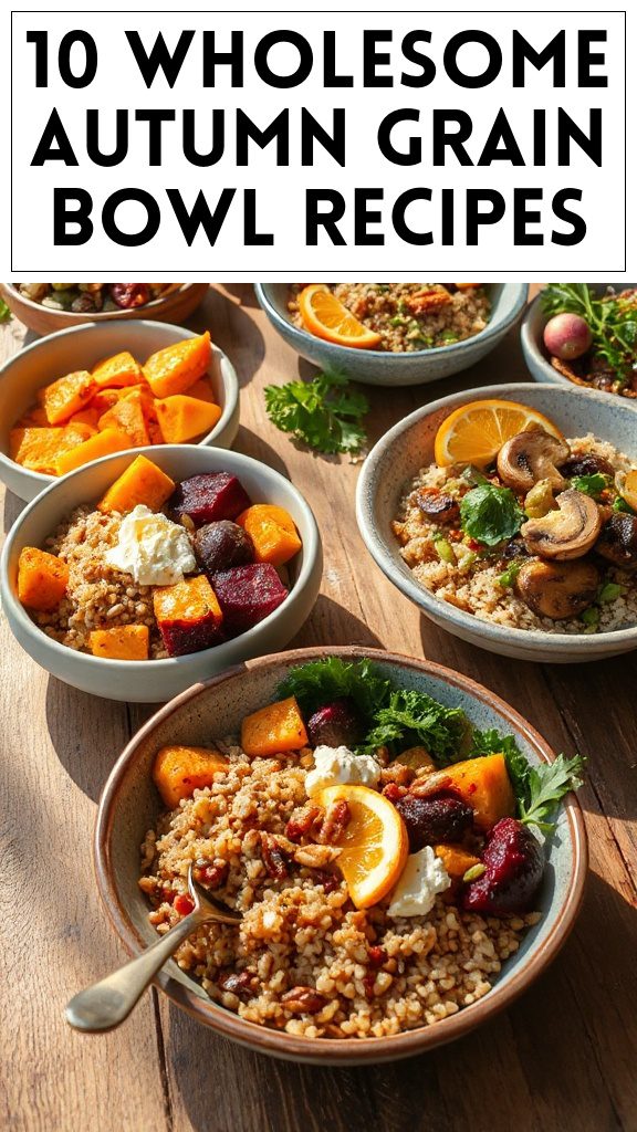 10 Wholesome Autumn Grain Bowl Recipes