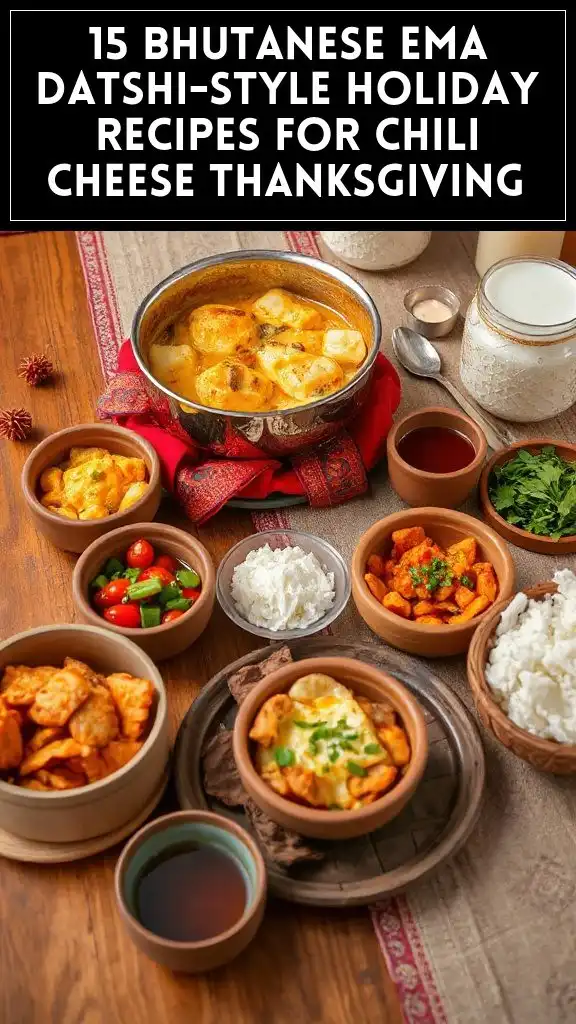 15 Bhutanese Ema Datshi-Style Holiday Recipes for Chili Cheese Thanksgiving