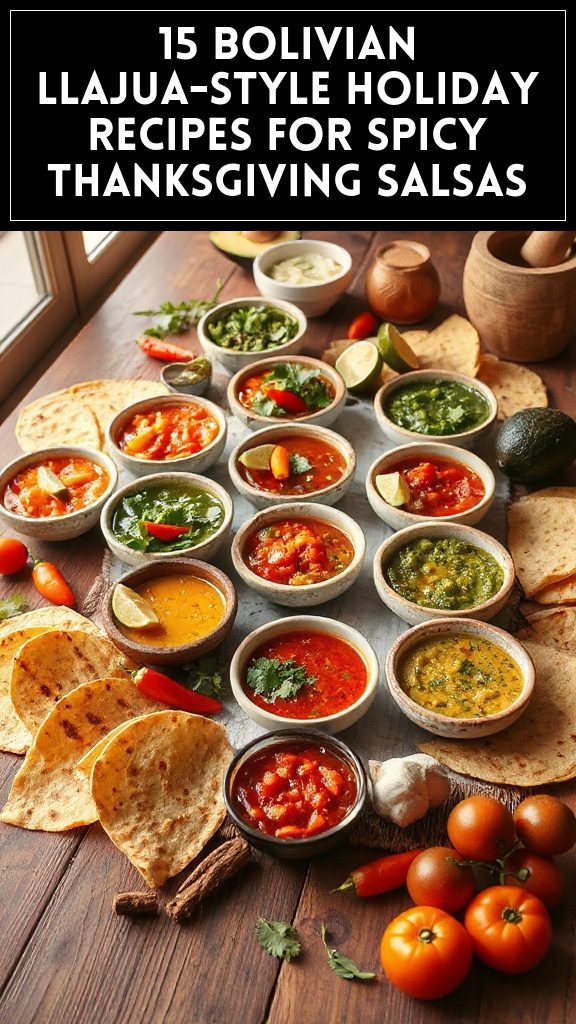 15 Bolivian Llajua-Style Holiday Recipes for Spicy Thanksgiving Salsas