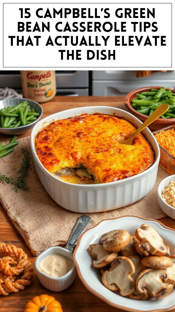 15 Campbell’s Green Bean Casserole Tips That Actually Elevate the Dish