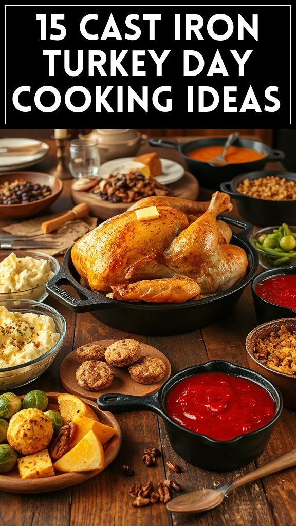 15 Cast Iron Turkey Day Cooking Ideas