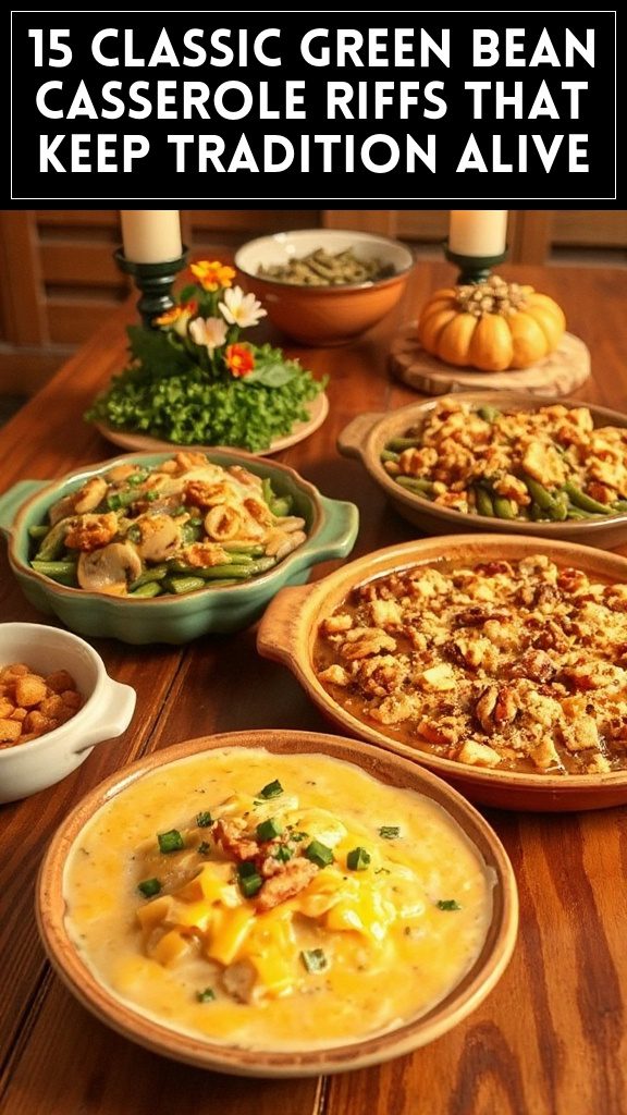 15 Classic Green Bean Casserole Riffs That Keep Tradition Alive