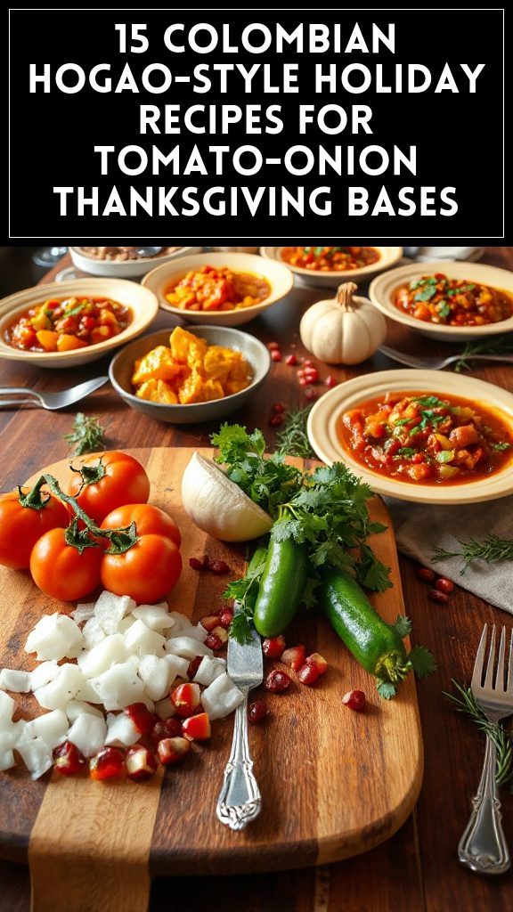 15 Colombian Hogao-Style Holiday Recipes for Tomato-Onion Thanksgiving Bases