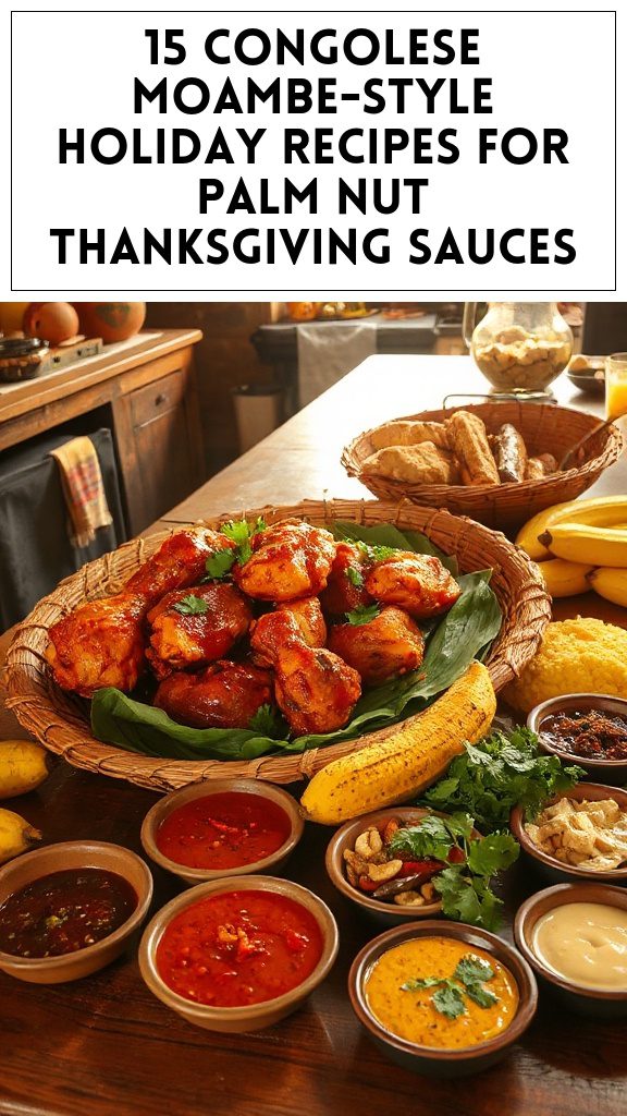15 Congolese Moambe-Style Holiday Recipes for Palm Nut Thanksgiving Sauces