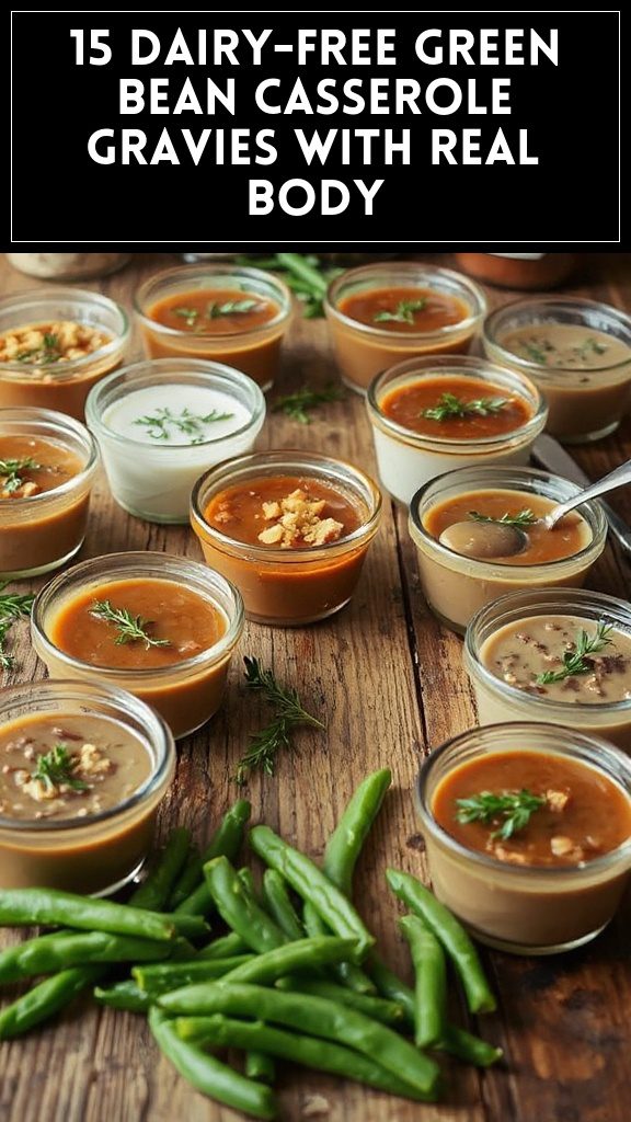 15 Dairy-Free Green Bean Casserole Gravies With Real Body