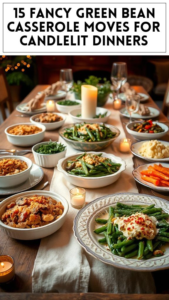 15 Fancy Green Bean Casserole Moves for Candlelit Dinners
