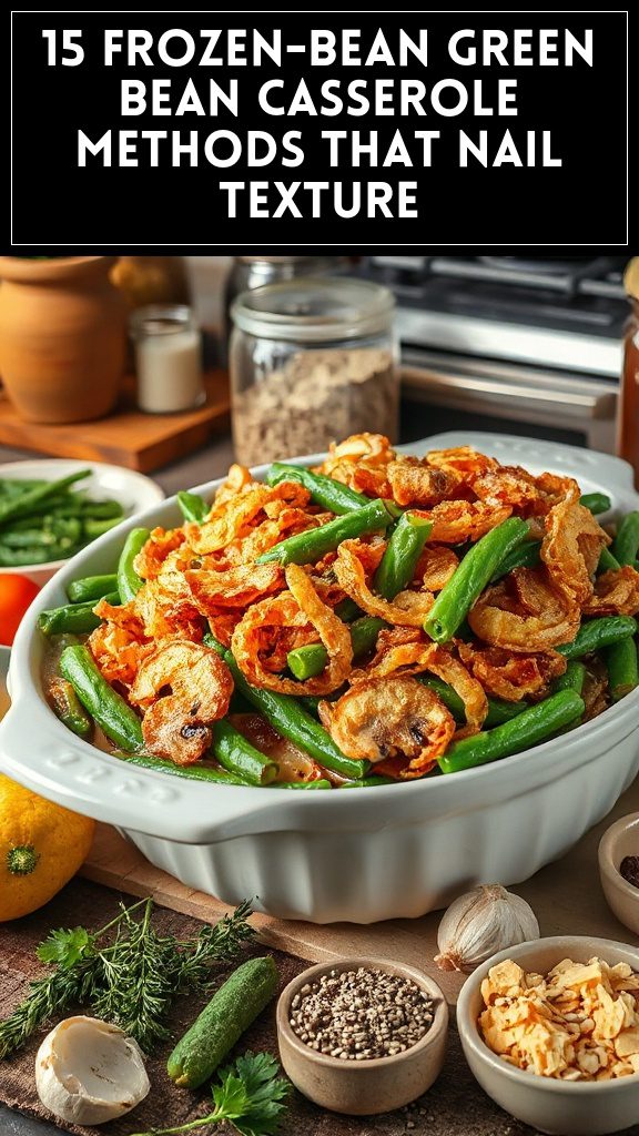 15 Frozen-Bean Green Bean Casserole Methods That Nail Texture
