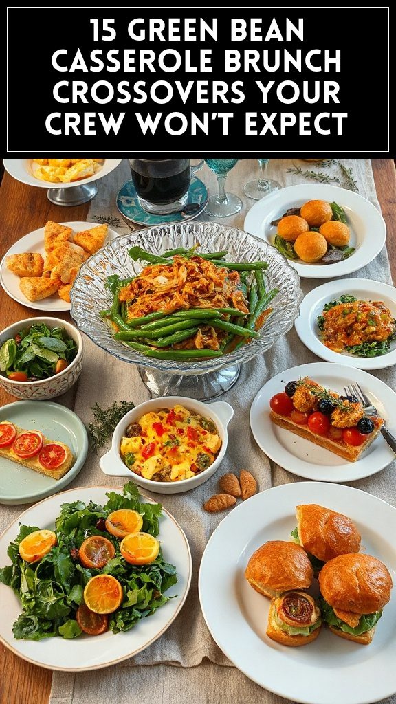 15 Green Bean Casserole Brunch Crossovers Your Crew Won’T Expect