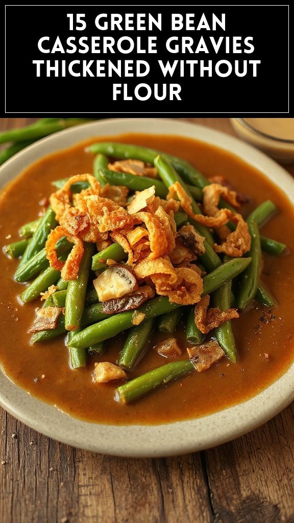 15 Green Bean Casserole Gravies Thickened Without Flour