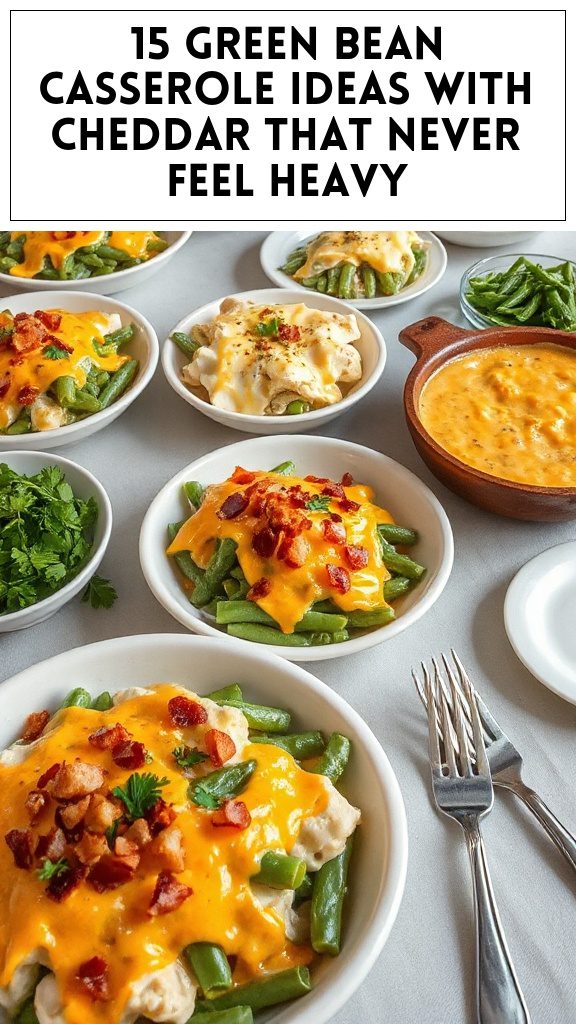 15 Green Bean Casserole Ideas With Cheddar That Never Feel Heavy