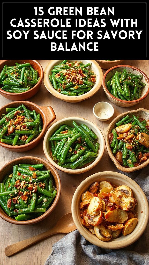 15 Green Bean Casserole Ideas With Soy Sauce for Savory Balance
