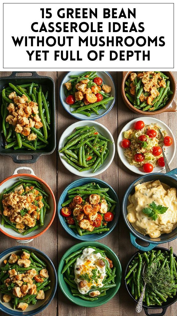 15 Green Bean Casserole Ideas Without Mushrooms yet Full of Depth
