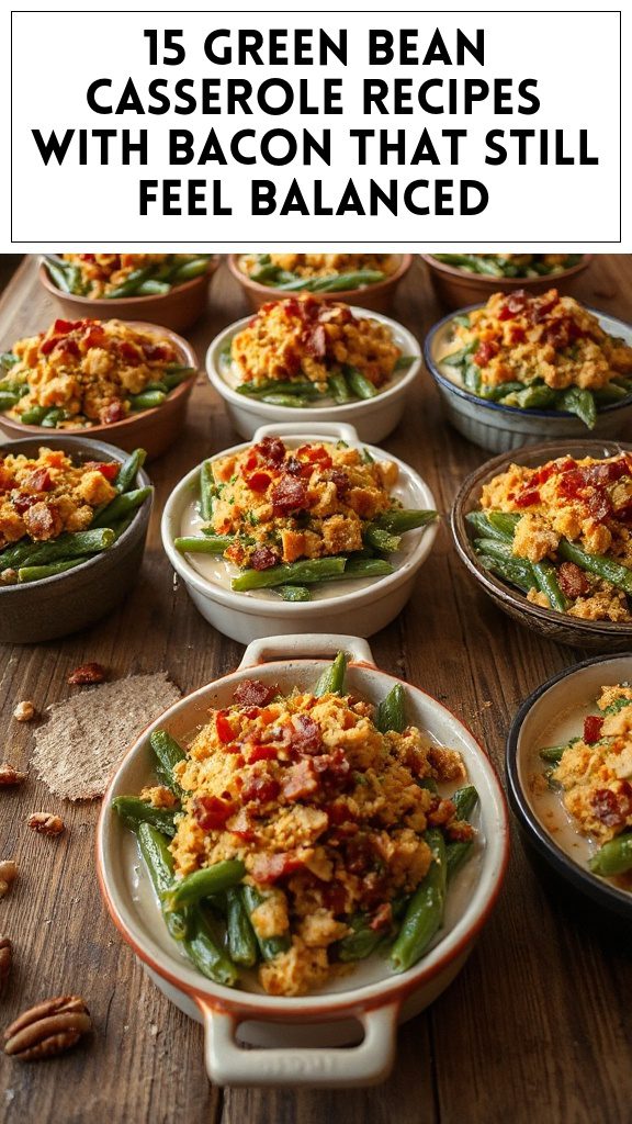 15 Green Bean Casserole Recipes With Bacon That Still Feel Balanced