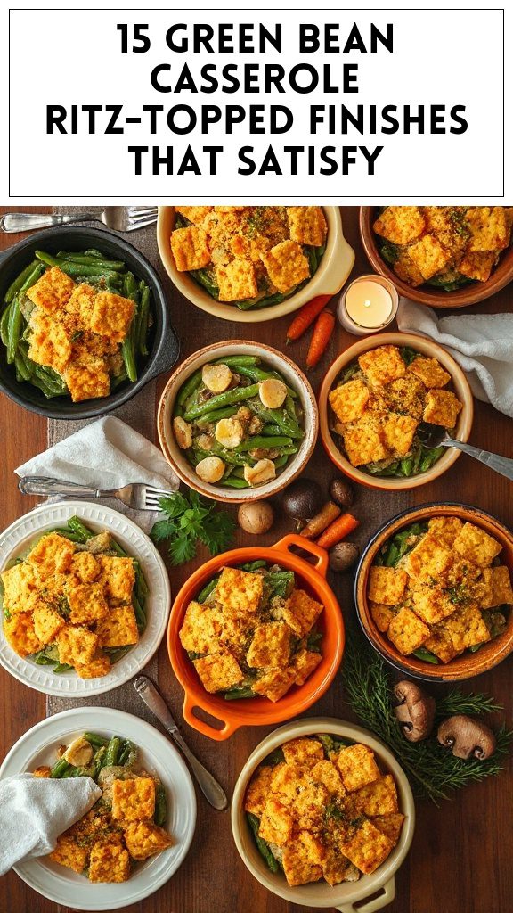 15 Green Bean Casserole Ritz-Topped Finishes That Satisfy