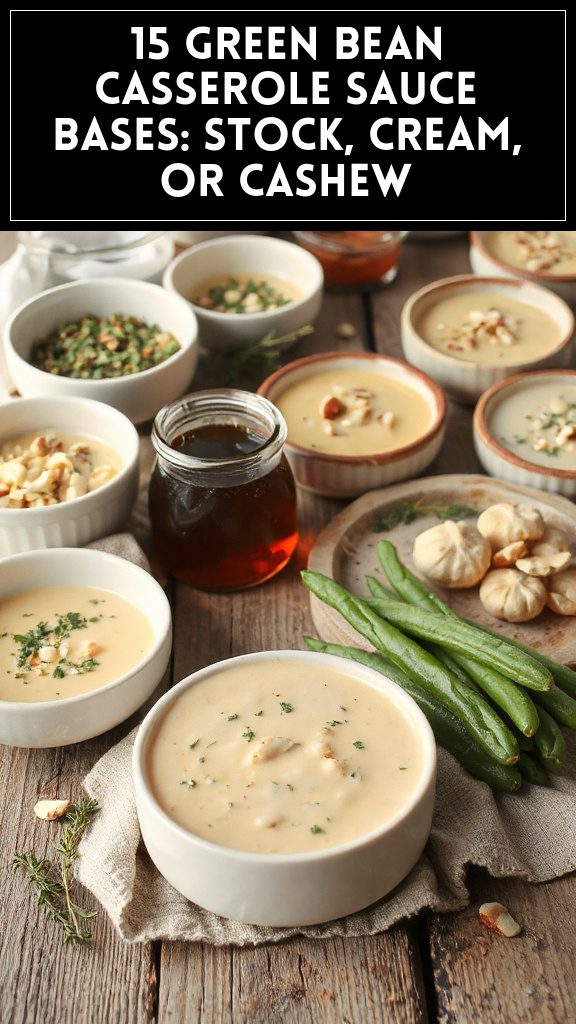 15 Green Bean Casserole Sauce Bases: Stock, Cream, or Cashew