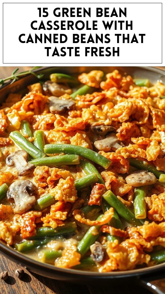 15 Green Bean Casserole With Canned Beans That Taste Fresh