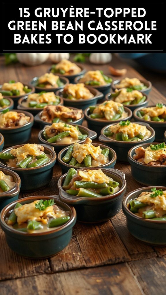 15 Gruyère-Topped Green Bean Casserole Bakes to Bookmark