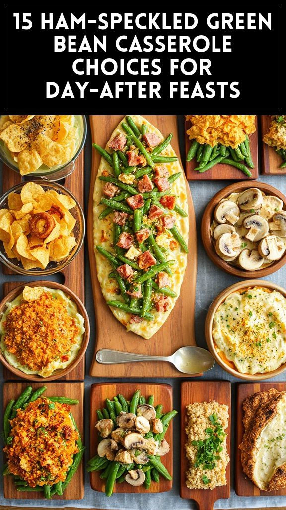 15 Ham-Speckled Green Bean Casserole Choices for Day-After Feasts
