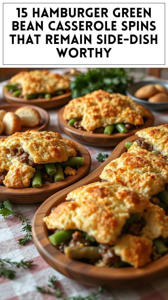 15 Hamburger Green Bean Casserole Spins That Remain Side-Dish Worthy