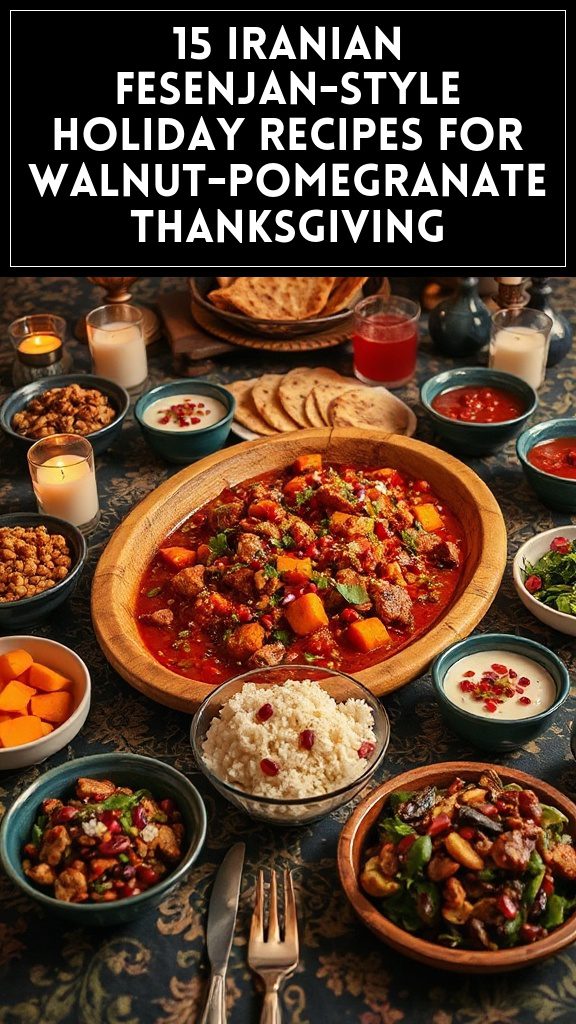 15 Iranian Fesenjan-Style Holiday Recipes for Walnut-Pomegranate Thanksgiving