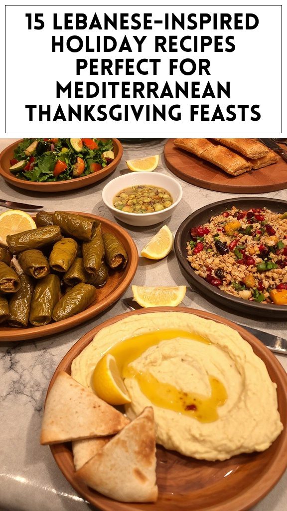 15 Lebanese-Inspired Holiday Recipes Perfect for Mediterranean Thanksgiving Feasts
