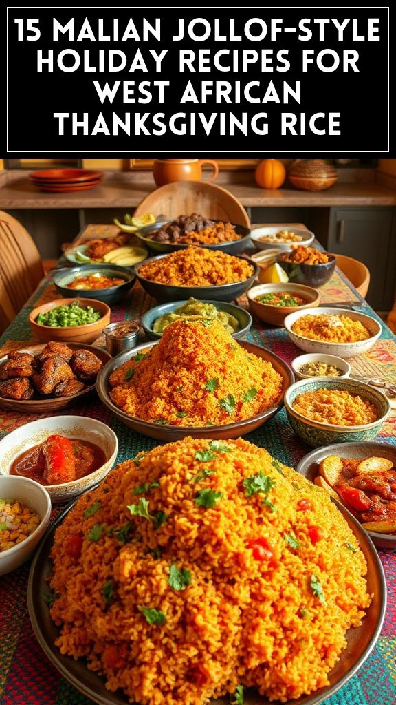 15 Malian Jollof-Style Holiday Recipes for West African Thanksgiving Rice
