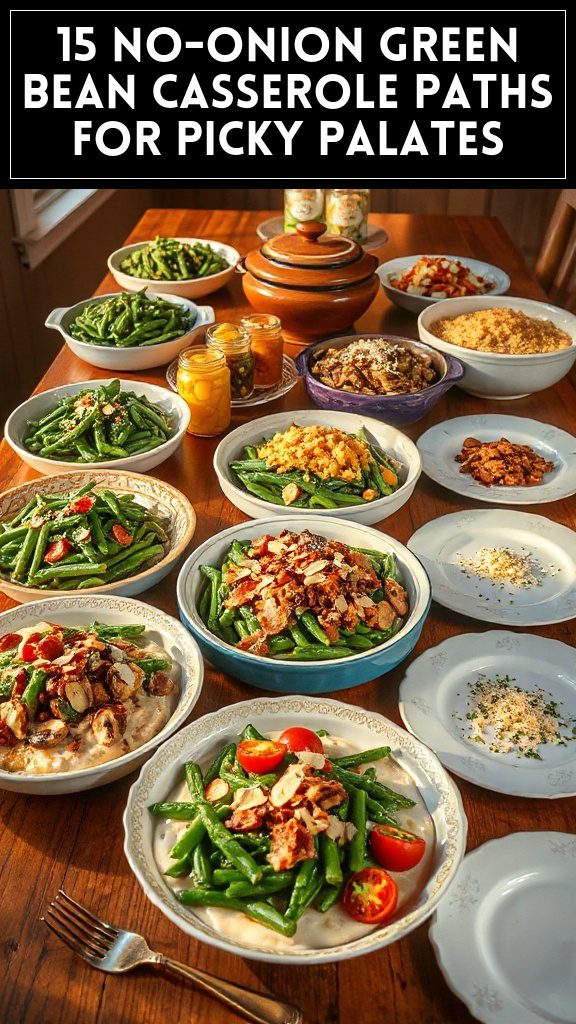 15 No-Onion Green Bean Casserole Paths for Picky Palates