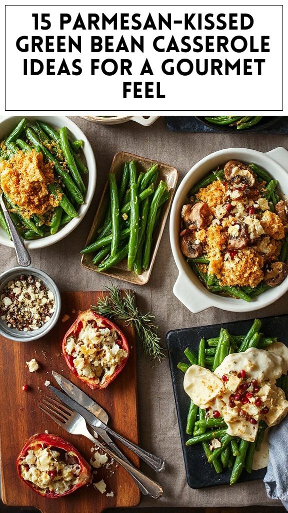 15 Parmesan-Kissed Green Bean Casserole Ideas for a Gourmet Feel