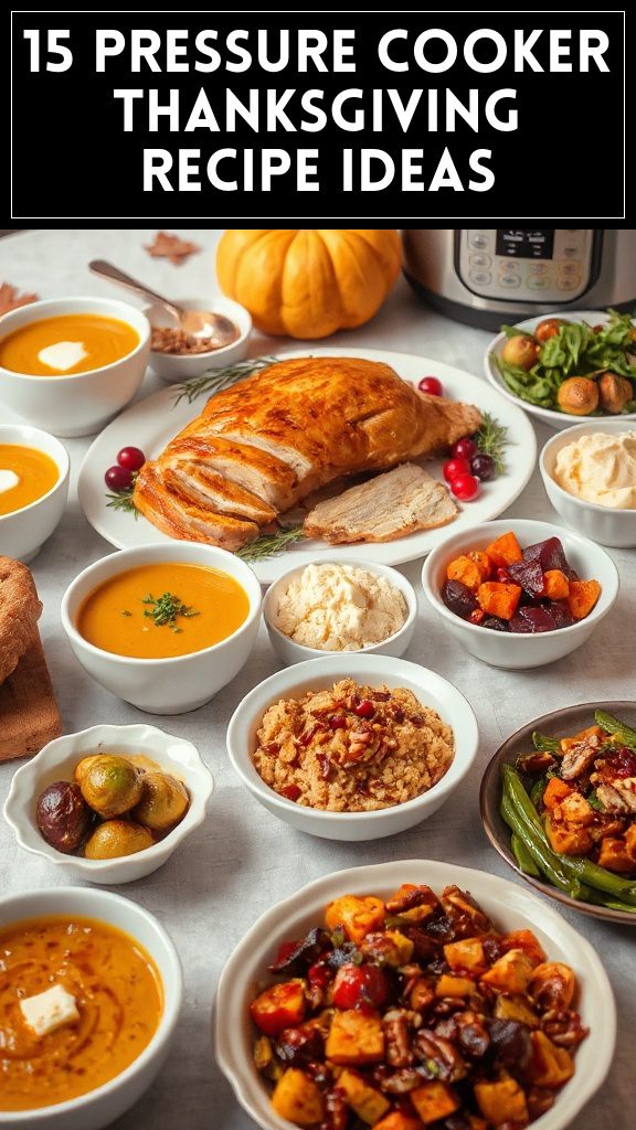 15 Pressure Cooker Thanksgiving Recipe Ideas