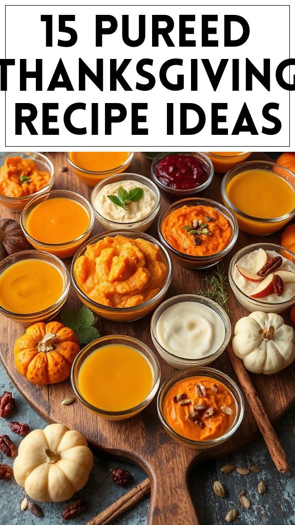 15 Pureed Thanksgiving Recipe Ideas