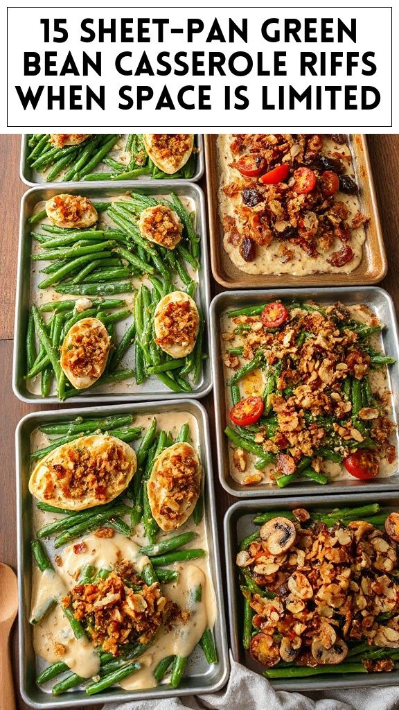 15 Sheet-Pan Green Bean Casserole Riffs When Space Is Limited