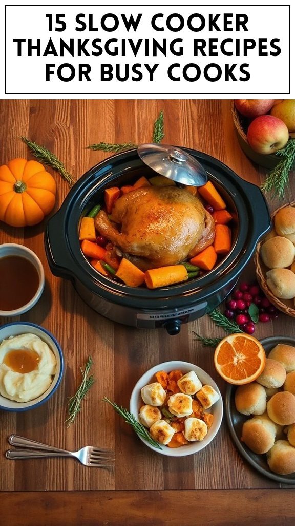 15 Slow Cooker Thanksgiving Recipes for Busy Cooks