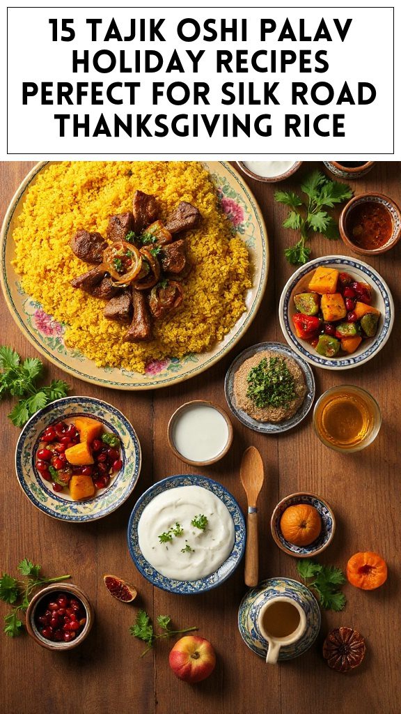 15 Tajik Oshi Palav Holiday Recipes Perfect for Silk Road Thanksgiving Rice