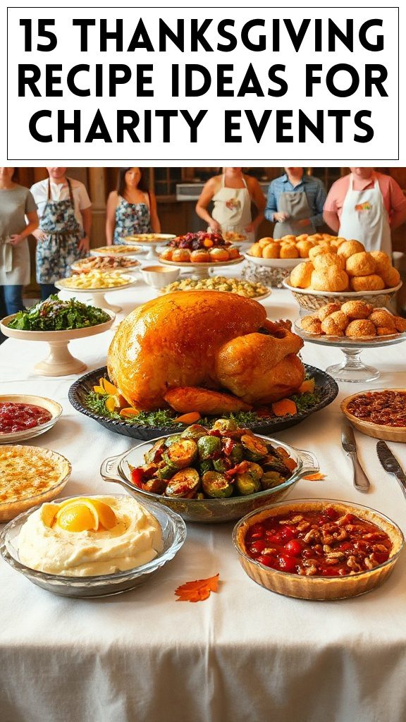 15 Thanksgiving Recipe Ideas for Charity Events