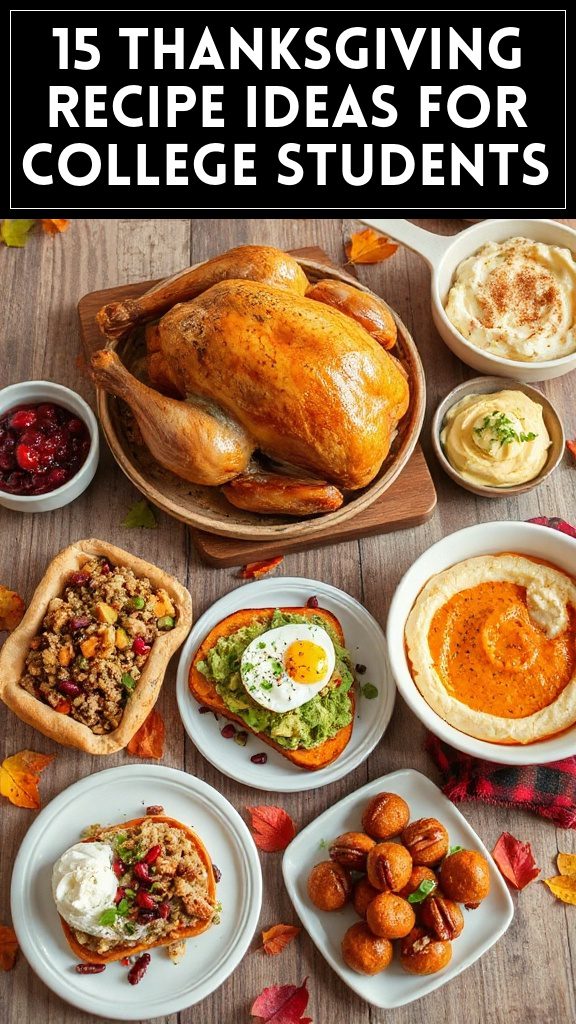 15 Thanksgiving Recipe Ideas for College Students