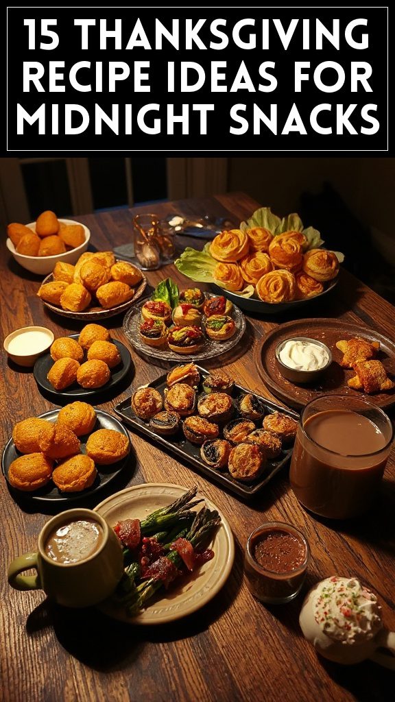 15 Thanksgiving Recipe Ideas for Midnight Snacks