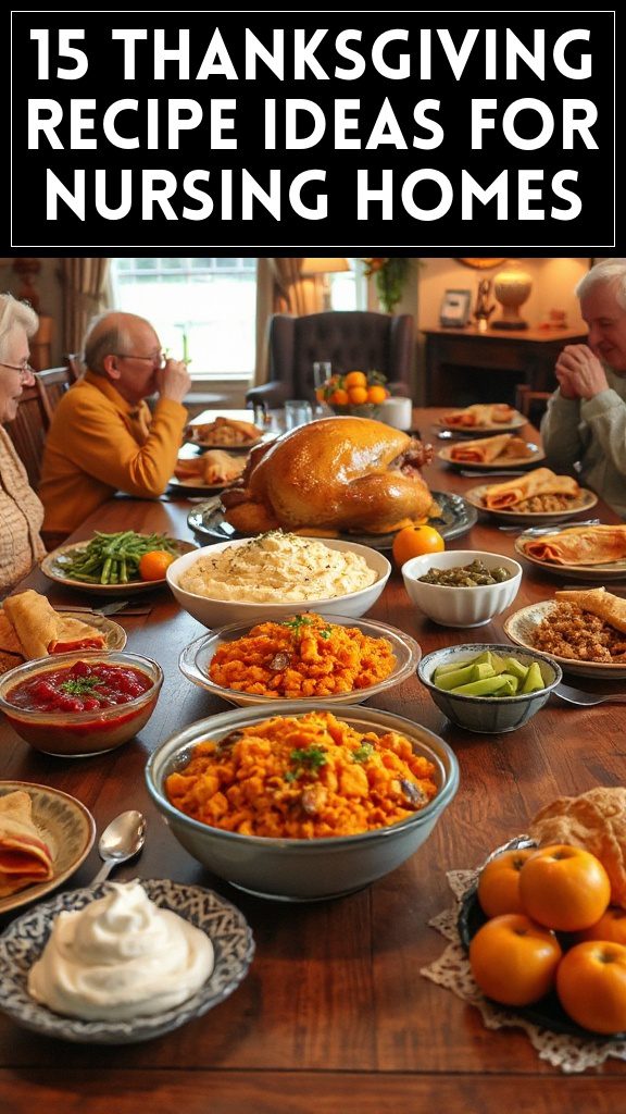 15 Thanksgiving Recipe Ideas for Nursing Homes