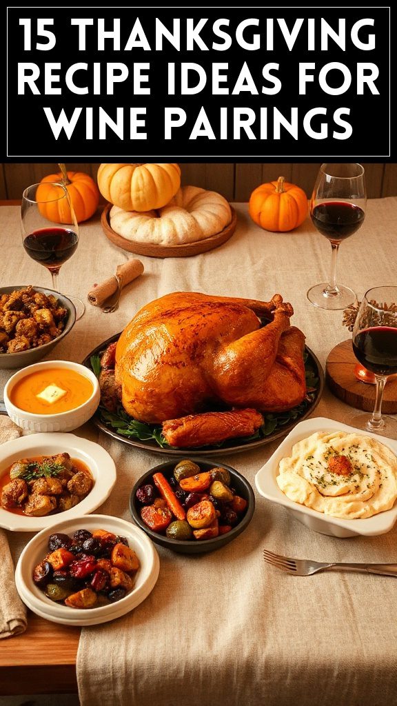 15 Thanksgiving Recipe Ideas for Wine Pairings