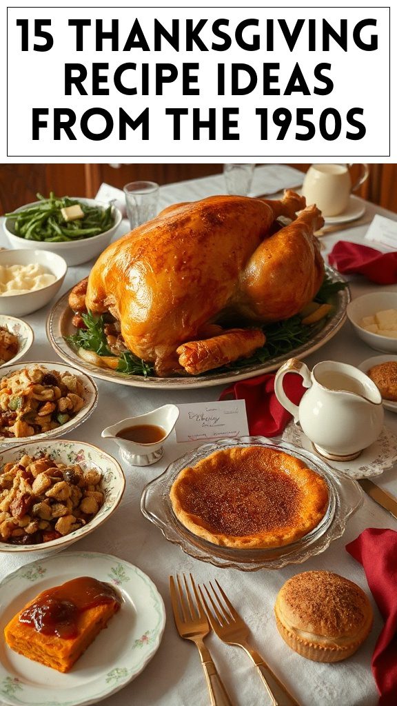 15 Thanksgiving Recipe Ideas From the 1950S