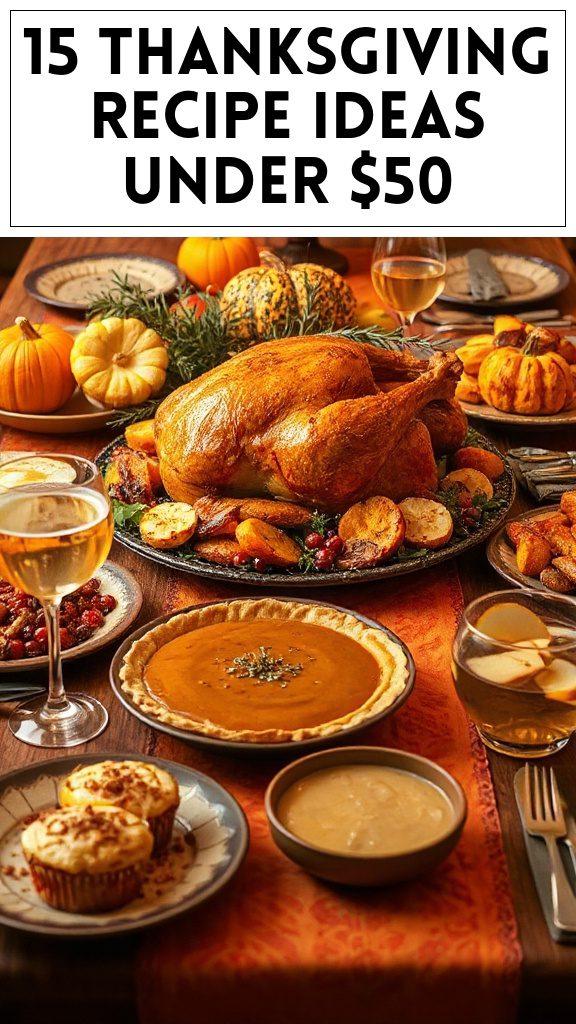15 Thanksgiving Recipe Ideas Under $50