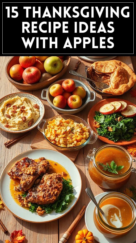 15 Thanksgiving Recipe Ideas With Apples